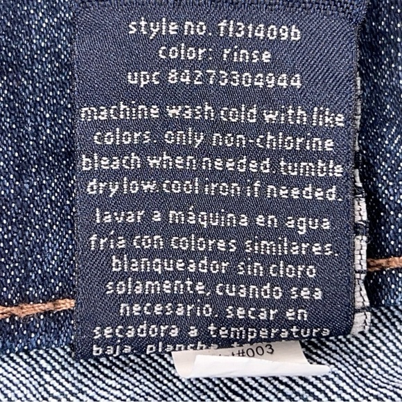 SIZE 18 DARK DENIM BOOTCUT JEANS FADED GLORY WESTERN CASUAL STRETCH - Picture 11 of 11